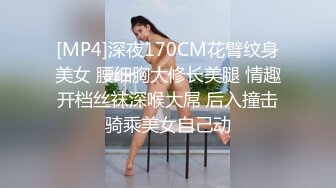 [MP4]深夜170CM花臂纹身美女 腰细胸大修长美腿 情趣开档丝袜深喉大屌 后入撞击骑乘美女自己动