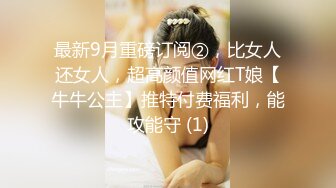 最新9月重磅订阅②，比女人还女人，超高颜值网红T娘【牛牛公主】推特付费福利，能攻能守 (1)