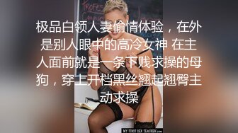 极品白领人妻偷情体验，在外是别人眼中的高冷女神 在主人面前就是一条下贱求操的母狗，穿上开档黑丝翘起翘臀主动求操