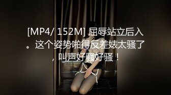 [MP4/ 152M] 屈辱站立后入。这个姿势啪得反差婊太骚了，叫声好骚好骚！