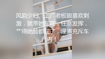 风韵少妇、工厂老板娘喜欢刺激，就带她车震，任意发挥，艹得她脸都红了，淫声充斥车内！