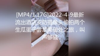 [MP4/1.17G]2022-4-9最新流出酒店安防摄像头偷拍两个生瓜蛋子尝禁果破处之旅，叫声够骚