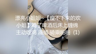 漂亮小姐姐~【瘦不下来的欢小姐】喝了啤酒后床上缠绵 主动吃鸡 滴蜡 骑乘啪啪  (1)